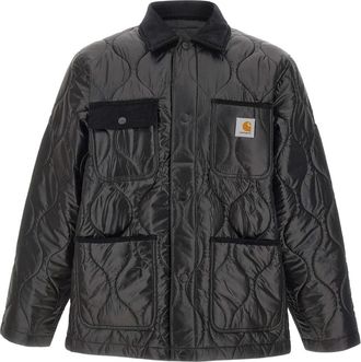 Carhartt Work in Progress Oscar Chore Liner - Heren - Zomerjassen - Zwart - S - Polyester - Jassen