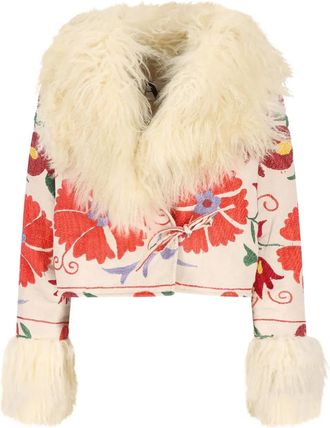 Zazi Giacca a fiori - Toni neutri