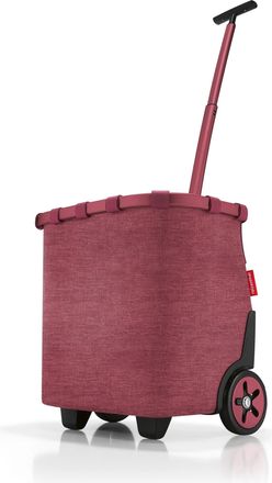 Reisenthel Einkaufstrolley REISENTHEL Carrycruiser Frame, Damen, bordeaux, Polyester, Einkaufsk&ouml;rbe Einkaufstrolley, Aus recyceltem Material