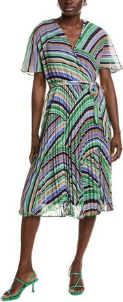 Sandra Darren Accordion Pleated Mini Dress