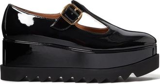Stella McCartney Pumps met plateauzool en gespdetail - Zwart