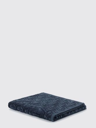 Philipp Plein Telo mare in spugna di cotone con monogramma jacquard