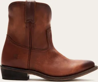 Frye Womens Billy Short In Cognac/Renice M