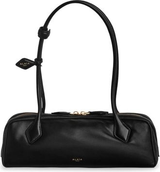 Alaia Tassen, Dames, Zwart, ONE Size, Le Teckel Medium Padded Shoulder Bag