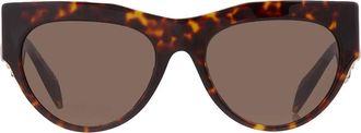 Versace Brown Cat Eye Ladies Sunglasses VE4440U 108/3 56