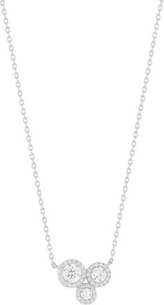 Glaze Jewelry Silver Cz Necklace