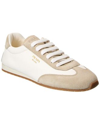 Prada Leather & Suede Sneaker