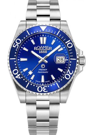 Roamer 986983-41-45-21 Mens Premier Watch - Silver - One Size