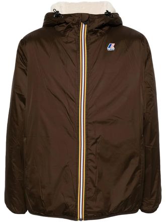 K-Way Le Vrai 3.0 Claude hooded jacket - Brown
