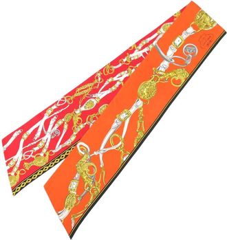 Herm&egrave;s Pre-owned Hermes Maxi Brides de Gala Silk Twilly Scarf Ladies JSQF1VH6G1F6OLIY