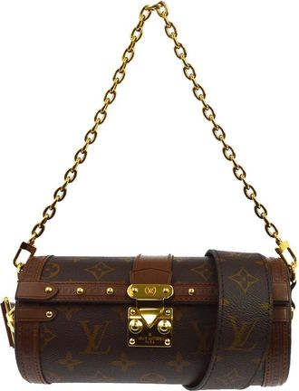 Louis Vuitton Papillon Trunk Monogram Canvas Brown Canvas Handbag (Pre-Owned)