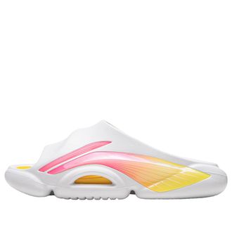 Li-Ning Bad Five Slides Standard White Fluorescent Mango Yellow ABTW001-1