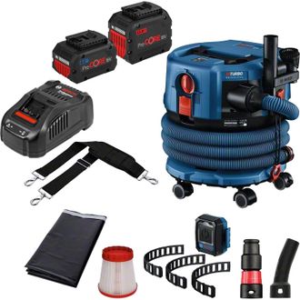 Bosch Aspiradora A Bater&iacute;a Gas 18v-12 Mc / 1x 8,0 + 1x 12,0 Ah Procore + Cargador