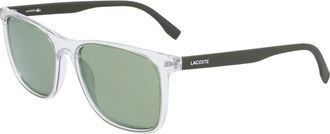 Lacoste Stijlvolle zonnebril - Heren - Zonnebrillen - Groen - 55 MM - Accessoires