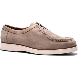 Carlos By Carlos Santana Morrison Moc Shoe in Earth Grey Suede at Nordstrom, Size 10.5