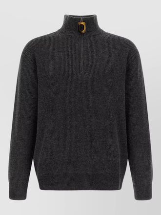 J.W.Anderson ribbed half-zip sweater
