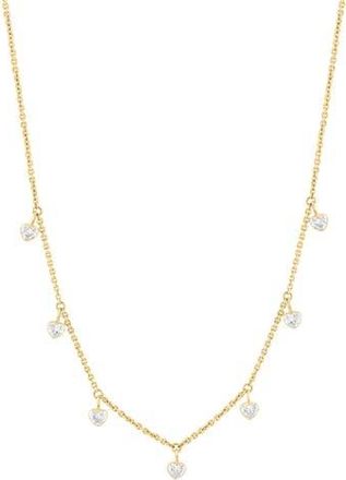 Effy Lab-Grown Diamond Shaker Necklace in Gold at Nordstrom Rack, Size 18