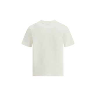 Burberry Womens White Cotton T-Shirt