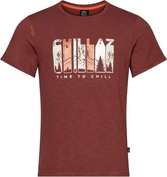 Chillaz Innsbruck Time To Chill T-Shirt f&uuml;r Herren | rot