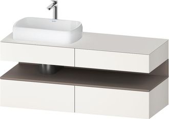 Duravit Duravit Qatego Consola Mueble Bajo Lavabo, 2 Extensiones, 2