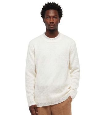 Jil Sander Off White Knitted Sweater