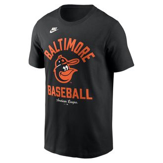 Nike Baltimore Orioles Cooperstown Nike Mens MLB T-Shirt in Black | N19900ABBI-079