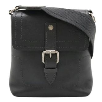Louis Vuitton Pre-owned Yuta Yuma Leather Shoulder Bag M97024 - Heren - Pre-owned - Zwart - Maat: ONE Size Leer