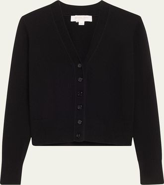 Michael Kors V-Neck Cashmere Baby Cardigan