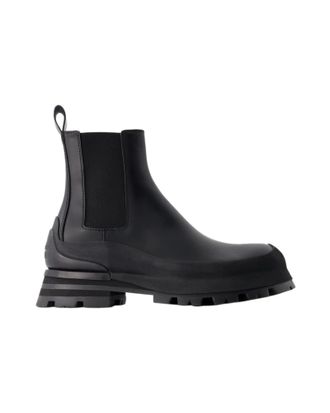 Alexander McQueen Alexander Mcqueen Mens Wander Ankle Boots - - Calfskin - Black - Size EU 41