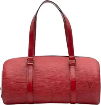 Louis Vuitton Pre-owned Handbags, female, Red, Size: ONE SIZE Pre-owned Vintage Leather Handbag