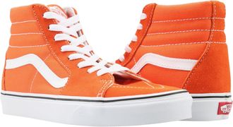 Vans Sk8 Hi Flame Classic Hi Top Sneaker in True White Men High-Top