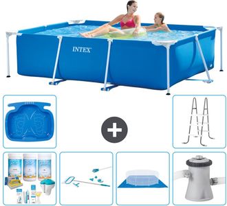Intex Piscina Con Estructura Rectangular - 220x150x60 Cm - 7-piezas S20822