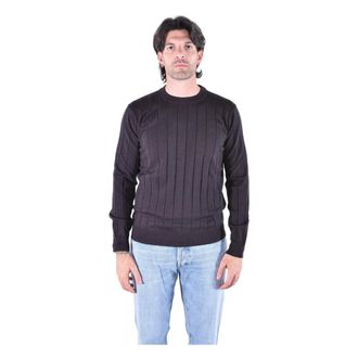 KANGRA Trui met ronde hals - Heren - Truien - Bruin - Maat: S Wol