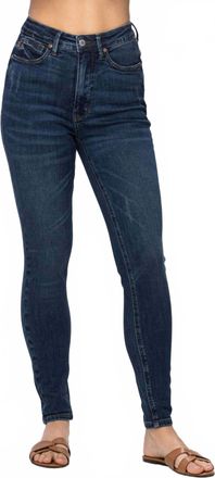 Judy Blue Rae High Waist Skinny Jeans In Dark Wash