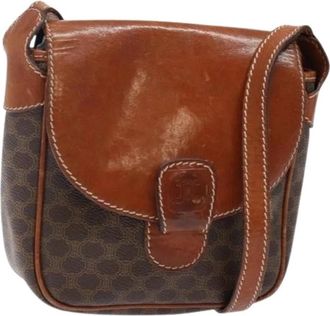 Celine Pre-owned Canvas Cross Body Bag - Dames - Vintage Schoudertas - Bruin - ONE Size - Vintage