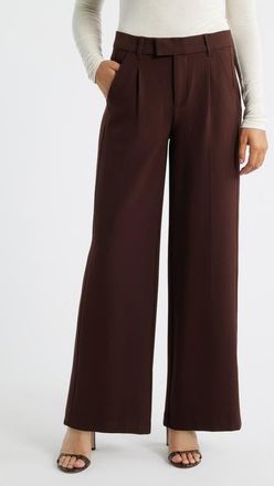 Wit & Wisdom Skyrise Wide Leg Pants in Chocolate Truffle at Nordstrom, Size 16