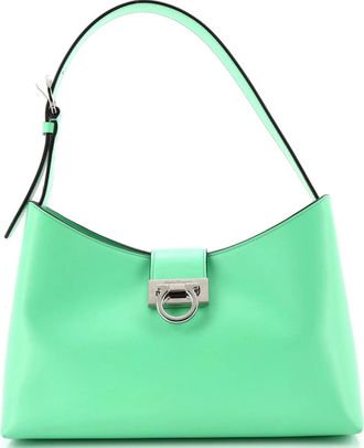 Ferragamo Trifolio Shoulder Bag Leather East West