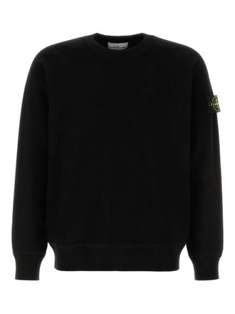 Stone Island Trui met ronde hals - Zwart