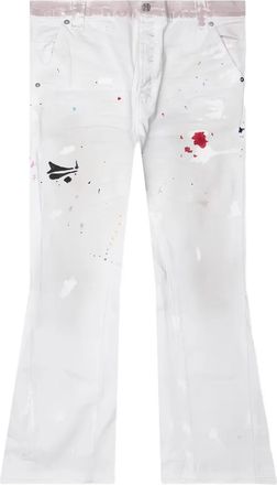 Gallery Dept. paint-splatter jeans - unisex - Cotton - 36 - Grey