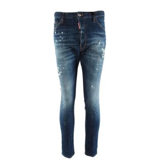 Dsquared2 Heren, Jeans, Blauw, Maat: XL Katoen