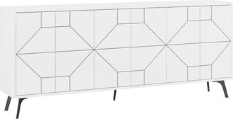 Habitat & Jardin Aparador blanco 184 x 35 x 77 cm