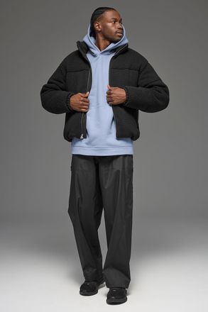 Alo | Stage Sweater Puffer Top in Black, Size: Large