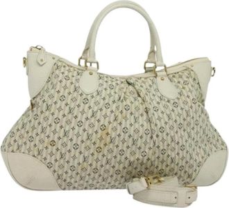 Louis Vuitton Pre-owned Handbags, female, Beige, Size: ONE SIZE Pre-owned Canvas Handbag