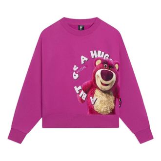 Li-Ning (WMNS) Li-Ning x Disney Toy Story Lotso Graphic Sweatshirt Pink AWDSF34-1