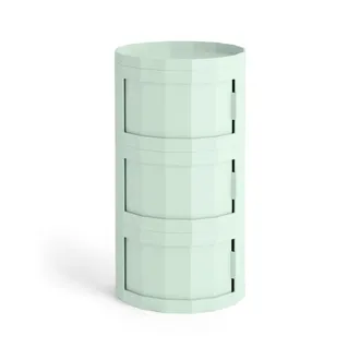 HAY Facet Cabinet 30 mit F&uuml;ssen und Rollen, soft mint