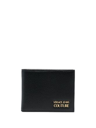 Versace Jeans Couture Portafoglio bi-fold con stampa - Nero