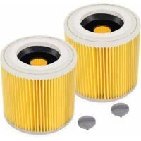 OEM Filtros De Cartucho Zvd-starlight (paquete De 2) Para Wd3 Premium Wd2 Wd3 Wd3p Wd3 Mv2 Mv3 Wd3. Filtro De Repuesto Para Aspiradora Krcher 6.414-552.0/