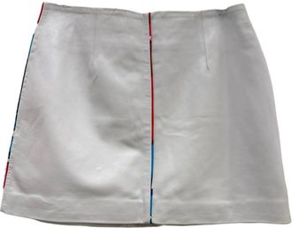 LA PRESTIC OUISTON Womens Clara Lh Mini Skirt In Blanc