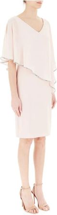 Joseph Ribkoff Jurk 243797S25 - Dames - Korte kleedjes - Roze - 2XL - Kleedjes