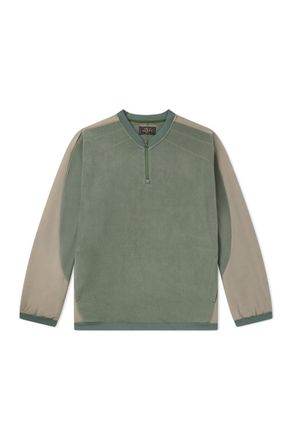Beams Plus Half-Zip Fleece Sweater
